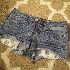 Aztec pattern shorts